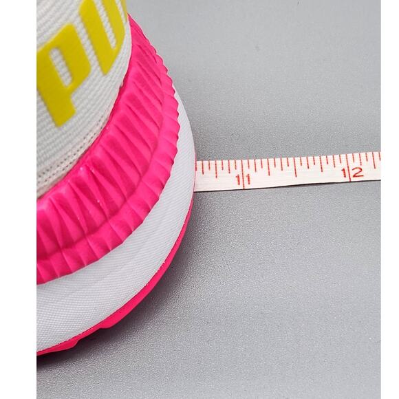 PUMA Pacer Next Cage Fresh Sneaker Wms Size 7 White & Pink Exc Condition - Picture 10 of 11